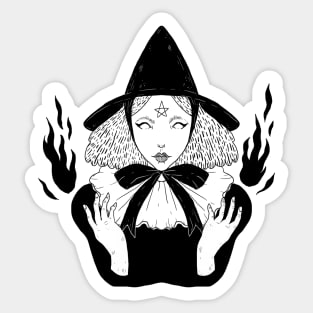 Salem Witch Sticker